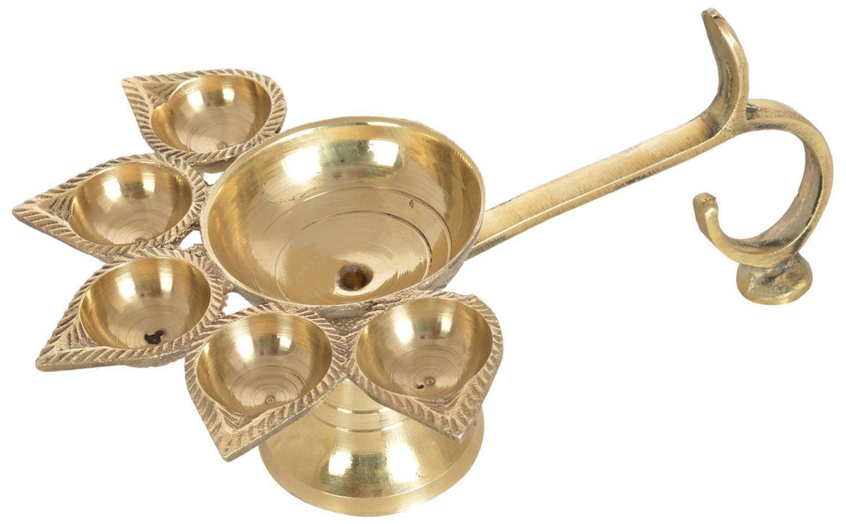 Brass Panch Aarti Deepak